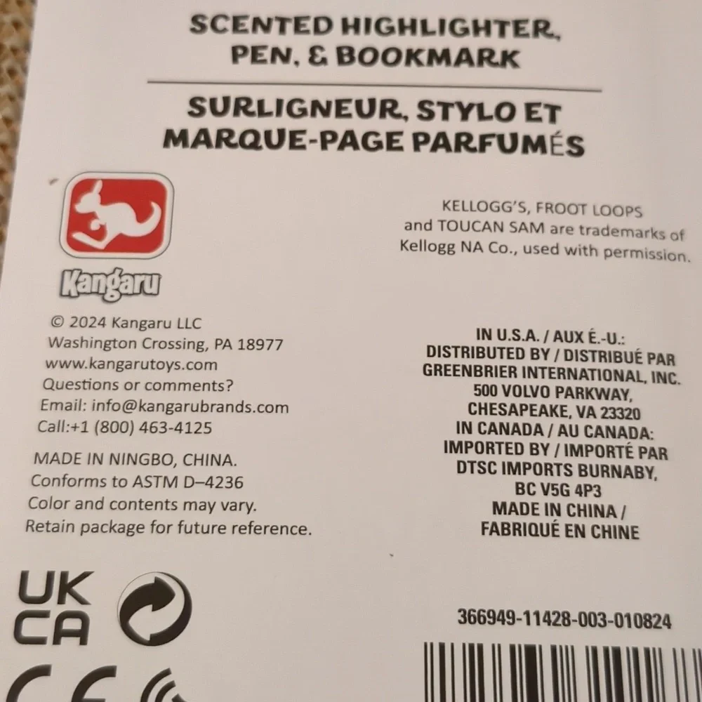 Fruit Loops scented highlighter pen & bookmark New - Picture 4 of 4